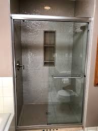 Room details shower base options wall panel options caddies & more save / share. Completed Bathroom Remodeling Projects