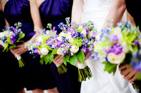 Maybe you would like to learn more about one of these? Purple Green Wedding Inspiration Bridal Bouquet With Bridesmaids