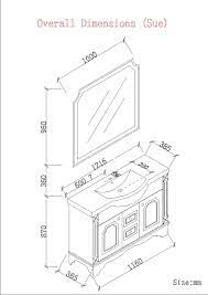 Standard bathroom dimensions that ensure efficiency & comfort designer tricks to make a windowless bathroom brighter 10 tips for designing the perfect one sink or two? 48 Grey Single Vessel Sink Bathroom Vanity White Porcelain Sink Brushed Nickel Faucet Barry Bathroom Vanity Store Bathroom Dimensions Small Bathroom Sinks Bathroom Sink Vanity