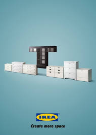 Creative Ikea Ads Advertises The Different Products That Ikea Offers As Well As Showing That They Have A Cabinet To Fi Ikea Ad Print Ads Creative Advertising