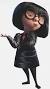 Cartoon Characters With Short Black Hair And Bangs