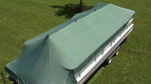 Easy cover for pontoon boats. How To Make A Pontoon Boat Cover Youtube