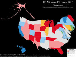Us Election 2010 Mapping Senators And Governors Views Of The World
