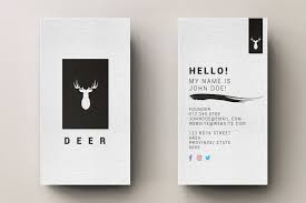 Minimal Business Card With Logo Minimal Business Card Business Card Template Design Name Card Design