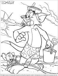 All animated coloring pages tom & jerry pictures are . Tom And Jerry Coloring Sheet Coloring Library
