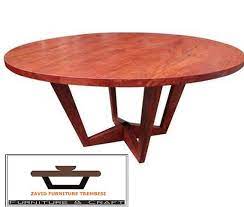 Meja berbahan kayu dan besi yang berilutnya memiliki desain yang sangat unik. Harga Meja Kayu Bulat Murah Terlaris Desain Terbaru