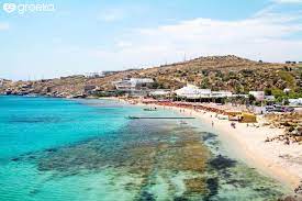 Paradise beach is one of the most attractive beaches in phuket. Mykonos Paradise Beach Photos Map Hotels Greeka