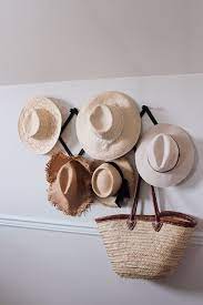 Straw Hat And Basket Wall Ideas Blank Wall Decor Ideas Hat Wall Baskets On Wall Hat Wall Decor