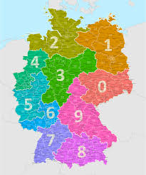 Change the color for all states in a group by clicking on it. Simon Kuestenmacher On Twitter Postleitzahlen Deutschland This Map Shows The Postcodes Of Germany Nice And Orderly Very German Source Https T Co Tsobw3ecjb Https T Co E3xlnhetyj