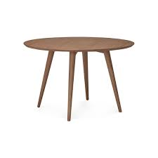 We can add hydraulic legs to desks and our Vintage Scandinavian Style Wooden Dining Table O 120 Cm Walnut Finish Sofia