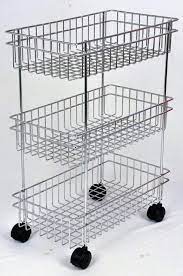 Maybe you would like to learn more about one of these? Kavid Dhavl Stainless Steel 3 Tier Fruits And Vegetable Trolley Basket Holder Stand For Kitchen Potato Onion Storage Rack Buy Online In Cayman Islands At Cayman Desertcart Com Productid 168752212