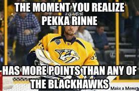 The memes are dead and now we must mourn together. Pekka Rinne