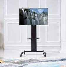 Why is a mobile tv stand with wheels such a great business tool? Tv Stand On Wheels You Ll Love In 2021 Visualhunt