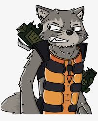 You may also wish to color your finished drawing. Rocket Raccoon Rocket Raccoon Cartoon Drawing Png Image Transparent Png Free Download On Seekpng