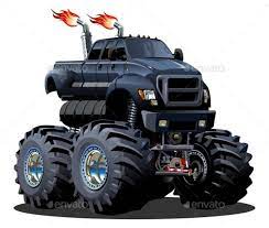 Cartoon Monster Truck Monster Trucks Cartoon Monsters Car Cartoon