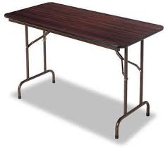 Alera Rectangular Folding Puzzle Table Wayfair Folding Table Wood Folding Table Rectangular Table
