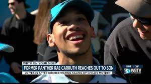 Former Panther Rae Carruth reaches out to son