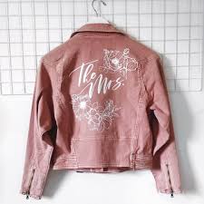 Home Of The Original Hand Painted Floral Bridal Jacket And Diy Hand Painted Leather Jacket Kit G Painted Leather Jacket Hand Painted Denim Jacket Bride Jacket