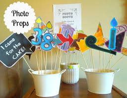 A Birthday Celebration Diy Photo Booth Props Diy Photo Booth Camping Theme Birthday