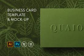 The shadow is also quite naturally created. Business Card Template Mock Up 3 In Business Card Templates On Yellow Images Creative Store