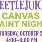 Beetlejuice Canvas Painting event image