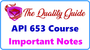 Concours 14 abs, concours 14. Api 653 Course Important Notes Daily Points To Recall The Quality Guide