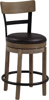 They allow family, friends and and friends of friends to join us in the kitchen. Amazon Com Ball Cast Swivel Counter Height Barstool 24 Inch Seat Height Light Brown Set Of 1 Furniture Decor