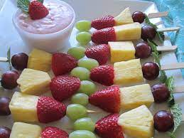 Eddie was eating the fruit salad over the sink straight from the bowl after he ate five fajitas because it was so good. Easter Menu Ideas Fruit Recipes Easter Menu Snacks