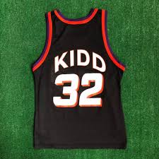 The phoenix suns script is embroidered. 90 S Jason Kidd Phoenix Suns Champion Nba Jersey Size 40 Rare Vntg
