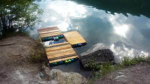 This how to build a floating deck series will show you step by step how to build a floating or detached deck — one that isn't attached to the house. Diy Pallet And Swim Noodles Floating Dock Easy Pallet Ideas
