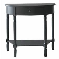 Half round console table add style and glamor in rooms and walls when placed. Half Circle Small Console Tables You Ll Love Wayfair Co Uk