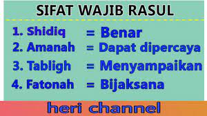 Perbedaan anatara nabi dan rasul adalah nabi tidak wajib menyampaikan risalah kenabiannya, namun seorang rasul wajib menyampaikan apa yang. 4 Sifat Wajib Bagi Rasul Allah Swt Youtube