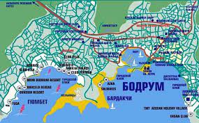 Расположение недвижимость в бодруме на карте: Karta Bodruma Gde Nahoditsya Bodrum V Turcii