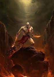 35 Awesome Video Game Fanart Pondly Kratos God Of War God Of War God