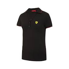A smarter way to shop for clothes. Ferrari F1 Classic Ladies Polo Shirt Black Clothing Polo Shirts Shop By Team Formula 1 Teams Ferrari F1store Net