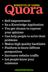 Benefits Of Using Quora Increase Website Traffic Self Empowerment Website Traffic