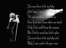 Born To Be My Baby Bon Jovi Song Jon Bon Jovi 80s Songs