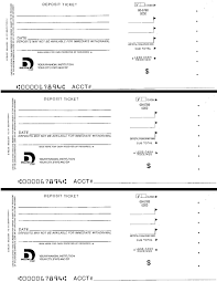 Download And Print To Practice Filling Out A Deposit Slip With You Kids Classroom Economy Templates Templates Printable Free