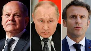Baltics attack Franco-German talks with Putin over Black Sea blockade | Financial Times