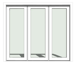 A third patio door option is the folding patio door. Free Swing Door Revit Download Clad Outswing 3 Panel Patio Door Bimsmith Market
