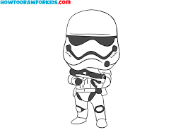How To Draw A Stormtrooper - Easy Drawing Tutorial For Kids