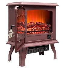 Target / home / electric fireplaces. Akdy Fp0079 17 Freestanding Brown Portable Electric Fireplace Heater 2 Settings Red 3d Flames W Logs Buy Online In Guernsey At Guernsey Desertcart Com Productid 51126561