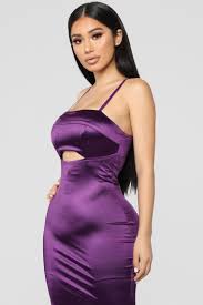 Gala Ready Satin Dress Purple Purple Dress Purple Satin Dress Dresses