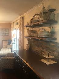 Take the top part of the kitchen off of the bottom. Kitchen Redo Shiplap And Open Shelving Forget Him Knot