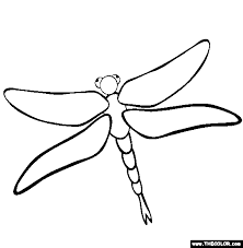 100% free insect coloring pages. Dragonfly Coloring Page Free Dragonfly Online Coloring