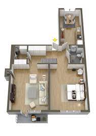40 More 1 Bedroom Home Floor Plans House Floor Plans Small House Plans Home Building Design