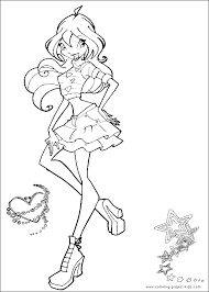 Here's a set of free printable alphabet letter images for you to download and print. Winx Club Color Page Coloring Pages For Kids Cartoon Characters Coloring Pages Printable Coloring Pages Color
