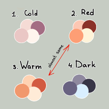 Looking for color palettes for your ui? Vermeillerose Skin Color Palette