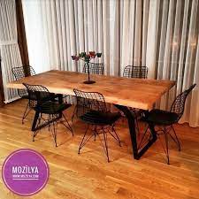 mozilya alaca dogal kutuk masa mozilya alaca natural wooden table home deco sweet home ahsap masa