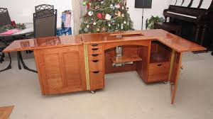 Deluxe Sewing Center Plan Rockler Woodworking Tools Diy Sewing Table Sewing Machine Cabinet Sewing Cabinet